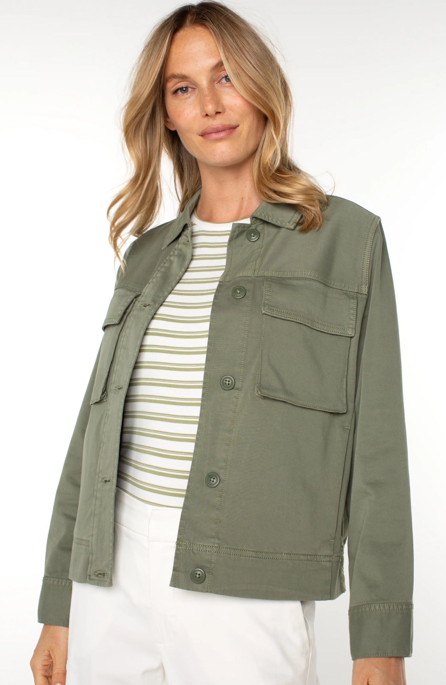 Liverpool Button Front Cargo Jacket